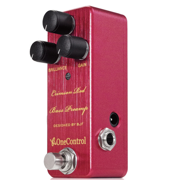 ワンコントロール クリムゾンレッド: ベース用プリアンプ・エフェクター ワンコントロール One Control Crimson Red Bass Preamp