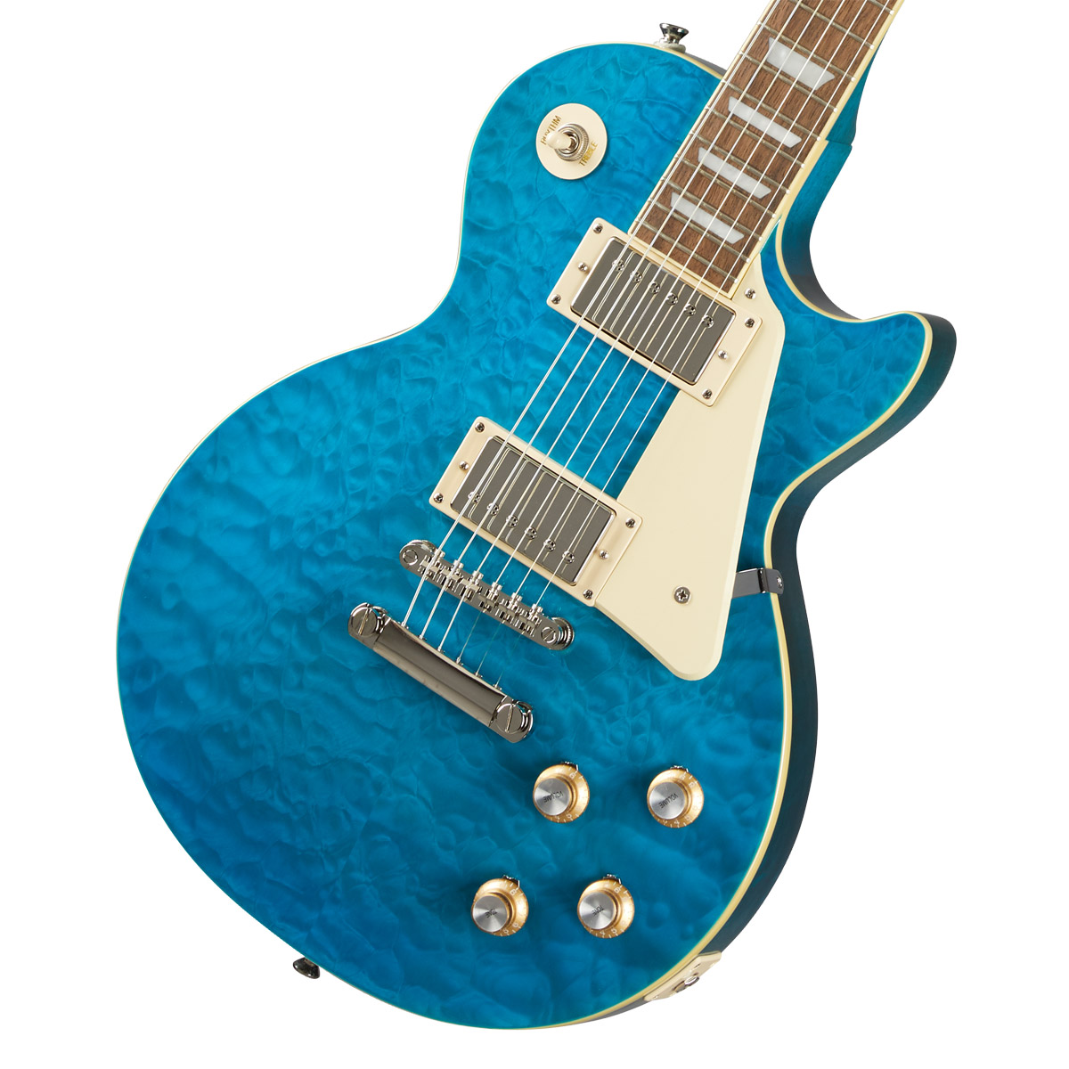 Epiphone / Les Paul Standard 60s Quilt Top Translucent Blue