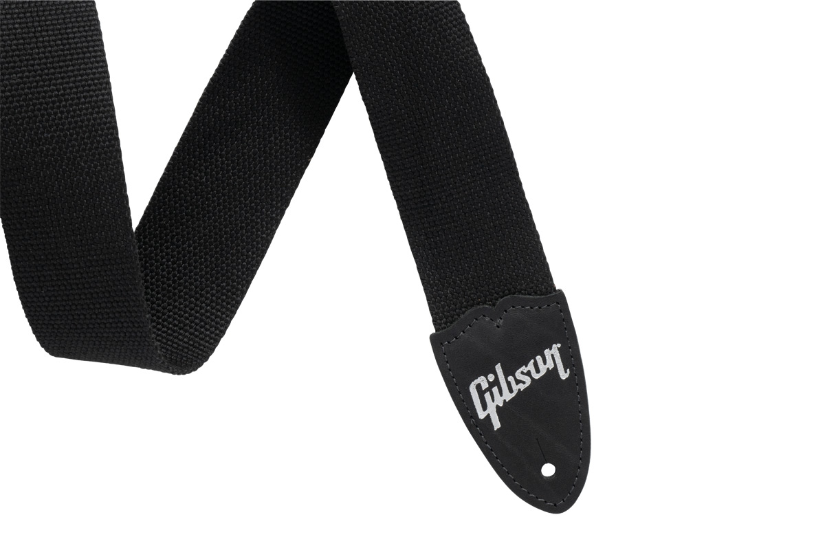 Gibson / ASCNVS-BLK The Canvas (Black) ギブソン ストラップ