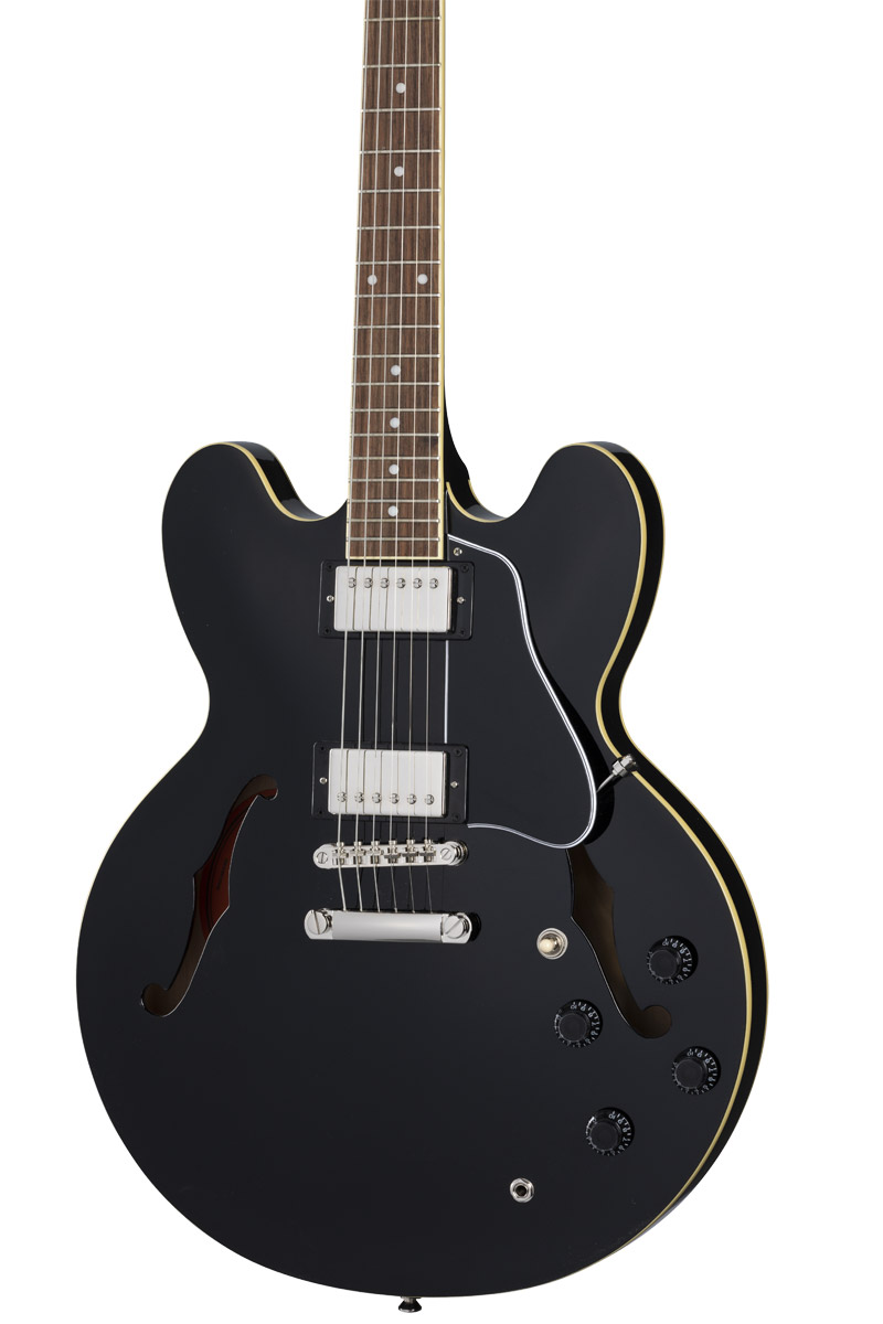 Epiphone es-335 Dot Ebony USA エピフォン　美品 Epiphone ES-335 Ebony 2021 – Chicago Music Exchange