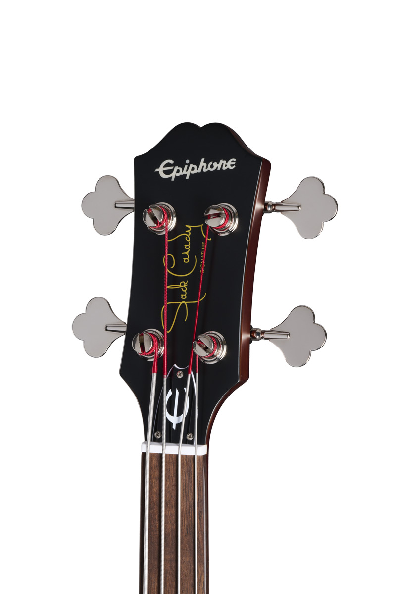 Epiphone / Jack Casady Fretless Bass Aged Royal Tan