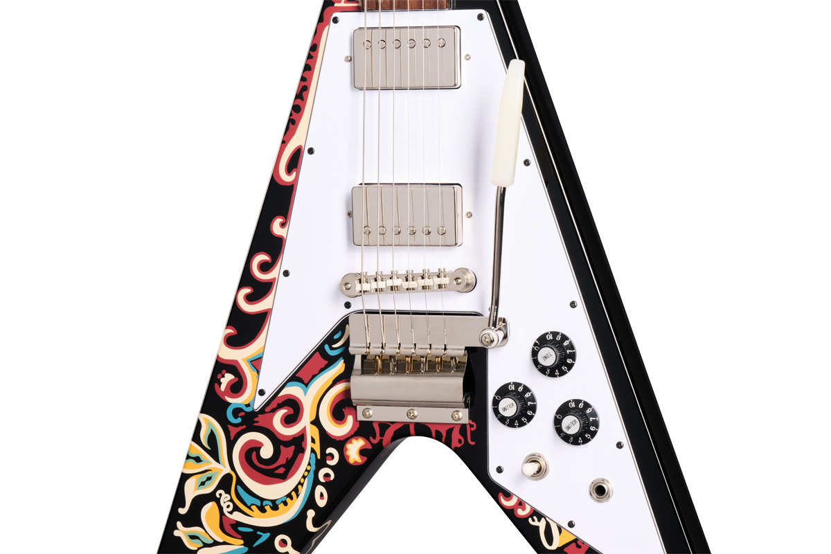 Handmade Jimi Hendrix 1969 Flying V Replica ホンジュラス