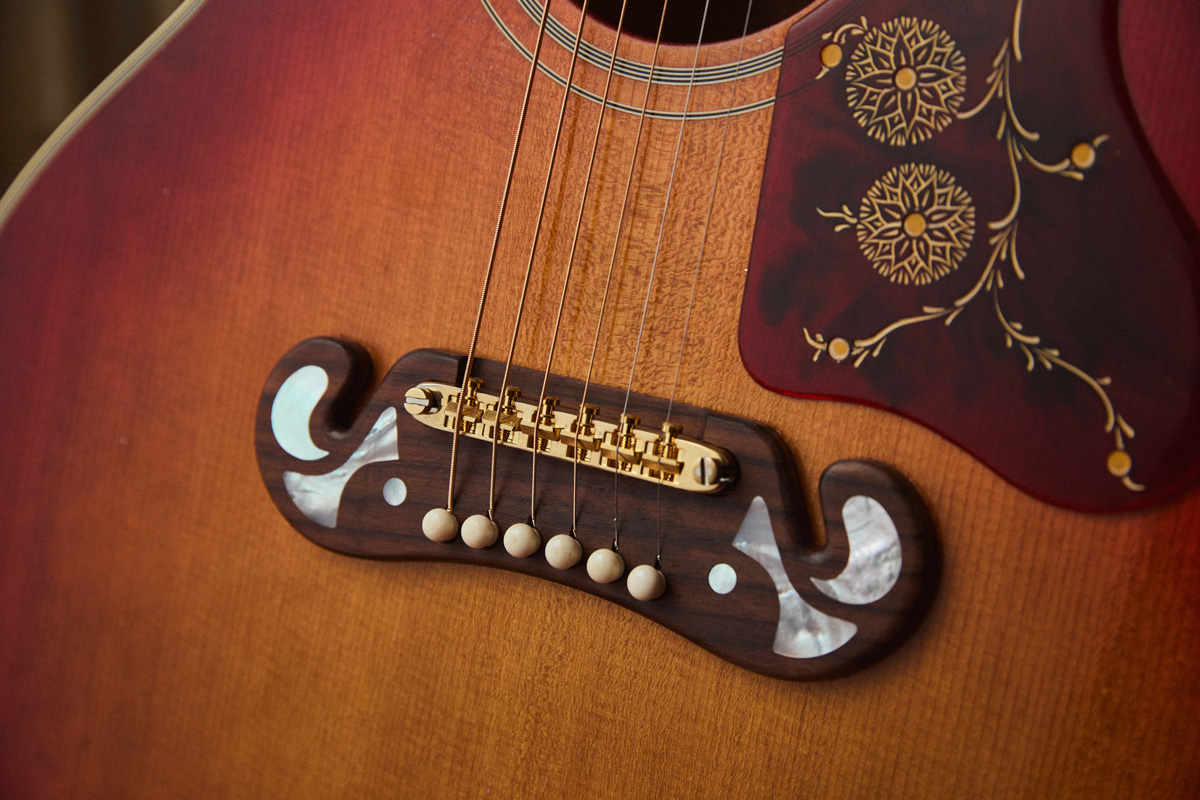 Gibson Custom / Jimmy Page 1964 SJ-200 Signed Cherry Tea