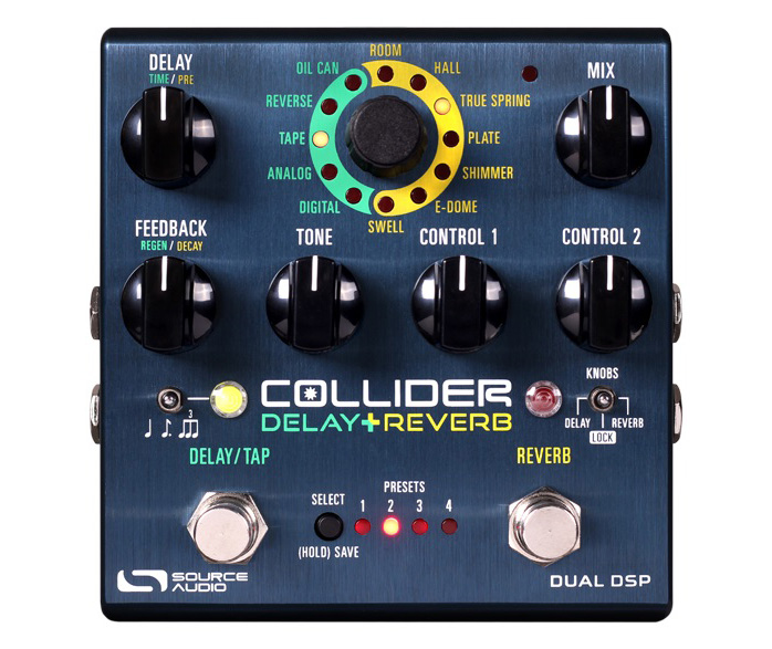 source audio collider sa263 ディレイ　リバーブ