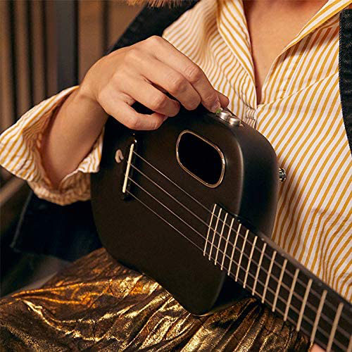 ウクレレ23小型LAVA U FG/GLD FREEBOOSTアンプ&エフェクタ LAVA U Concert Ukulele for Kids and Adults 23” Carbon Fibre
