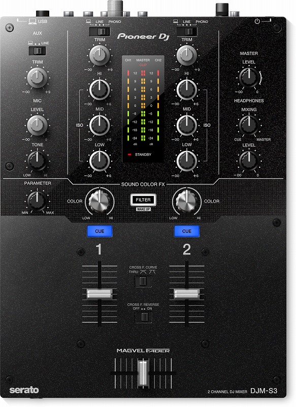 Pioneer DJ DJM-S3 2チャンネルDJミキサー PIONEER パイオニア / DJM-S3 2チャンネルDJミキサー | イシバシ楽器