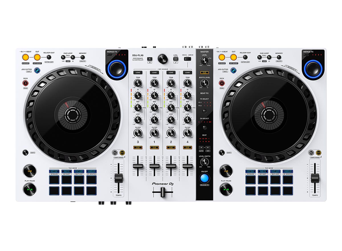 PIONEER DJ / DDJ-FLX6-W《スクラッチネタ入り16GBUSBメモリー