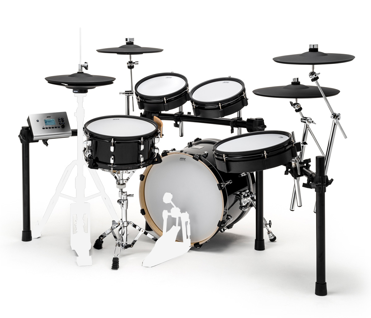 ATV   EXS-3CY 3シンバルモデル   ハイハットスタンドとキックペダル別売 (お取り寄せ商品)