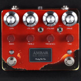 1¤Finding That Tone / AMBAR Custom Paint Candy Apple Red over 3Tone Sunburst Oxblood Knob Dual Overdrive Сɥ饤