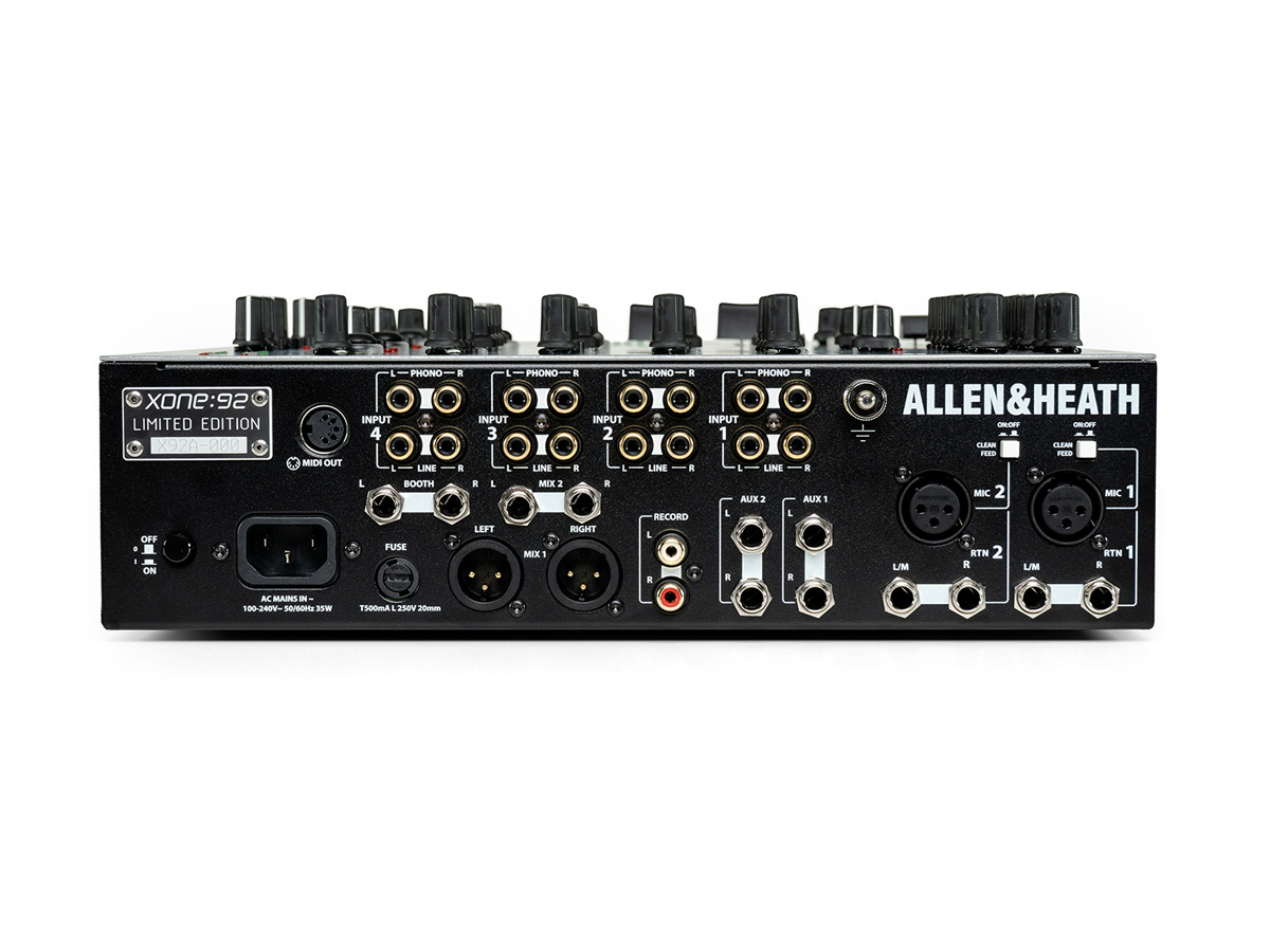 ALLEN&HEATH / Xone:92 Limited Edition《全世界920台（国内40台