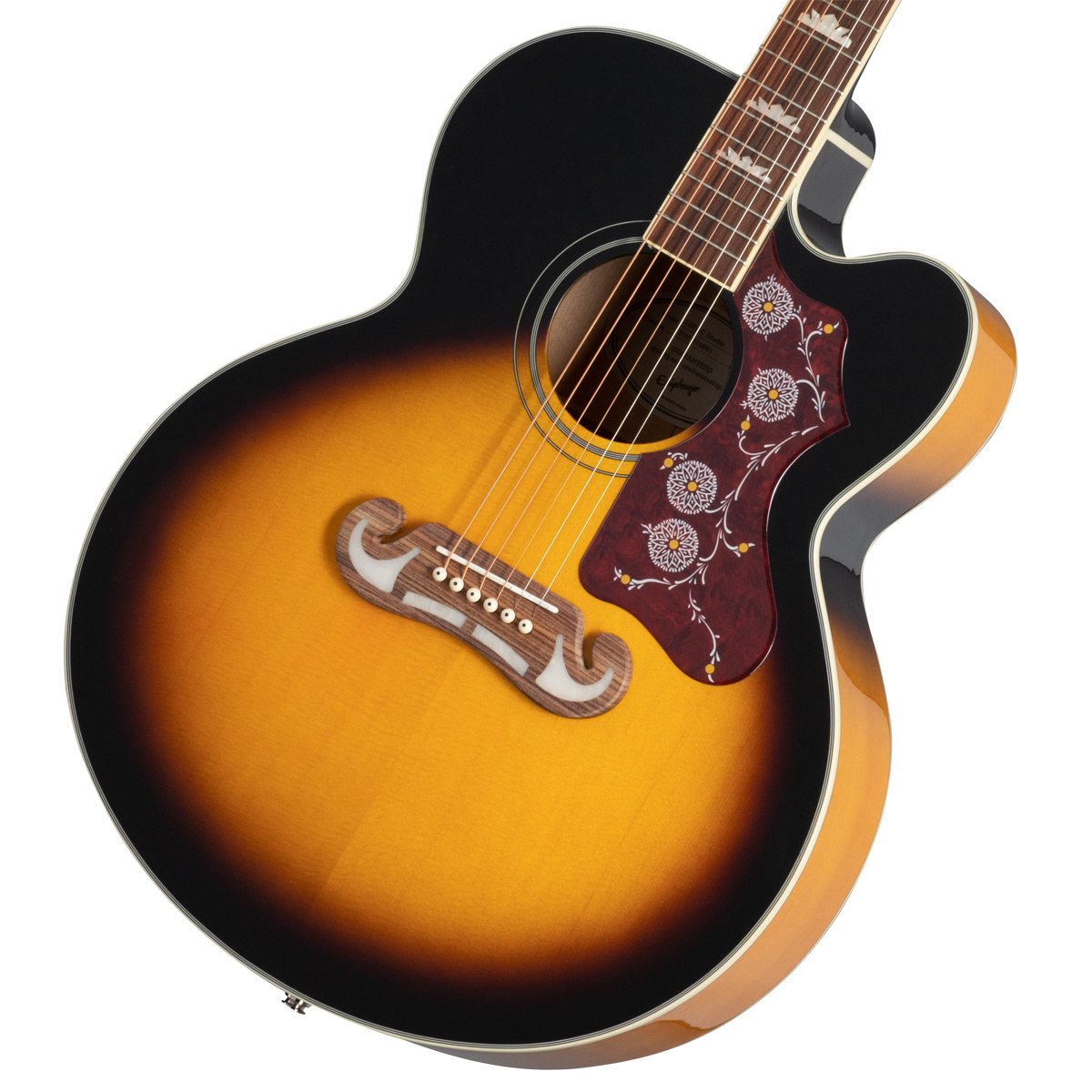 本物の Epiphone EJ-200SCE エレアコ アコースティックギター トップ単板 davidnesher.com.ar