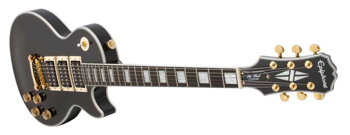 エピフォンカスタムPRO Epiphone / Peter Frampton Les Paul Custom Pro Ebony Limited