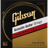 Gibson / SAG-PB11 Phosphor Bronze Acoustic Guitar Strings (Ultra-Light 011-052) ֥ ƥå