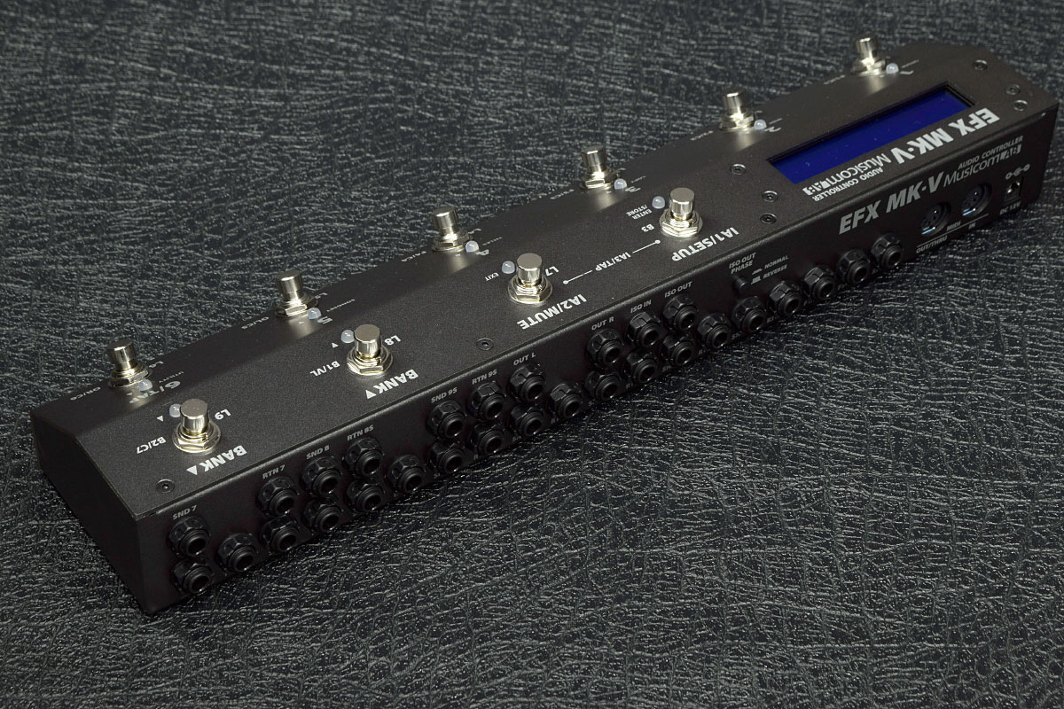 MUSICOM EFX MK-V エフェクター MusicomLAB | EFX MK-V | MIDI ループ・スイッチャー | 製品情報