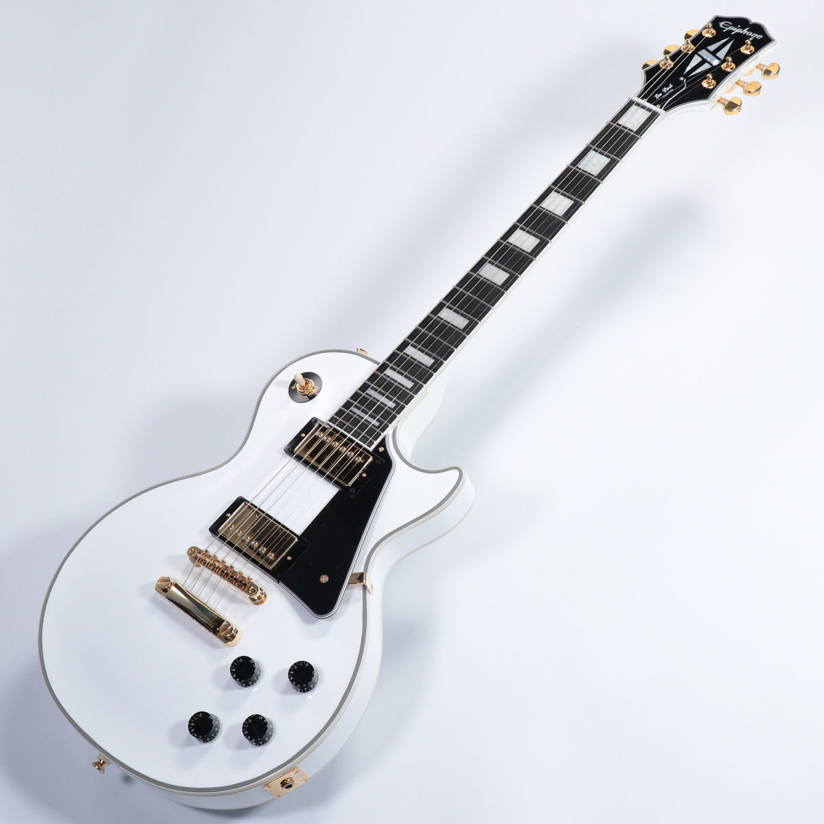 Epiphone / Inspired by Gibson Les Paul Custom Alpine White エレキ 
