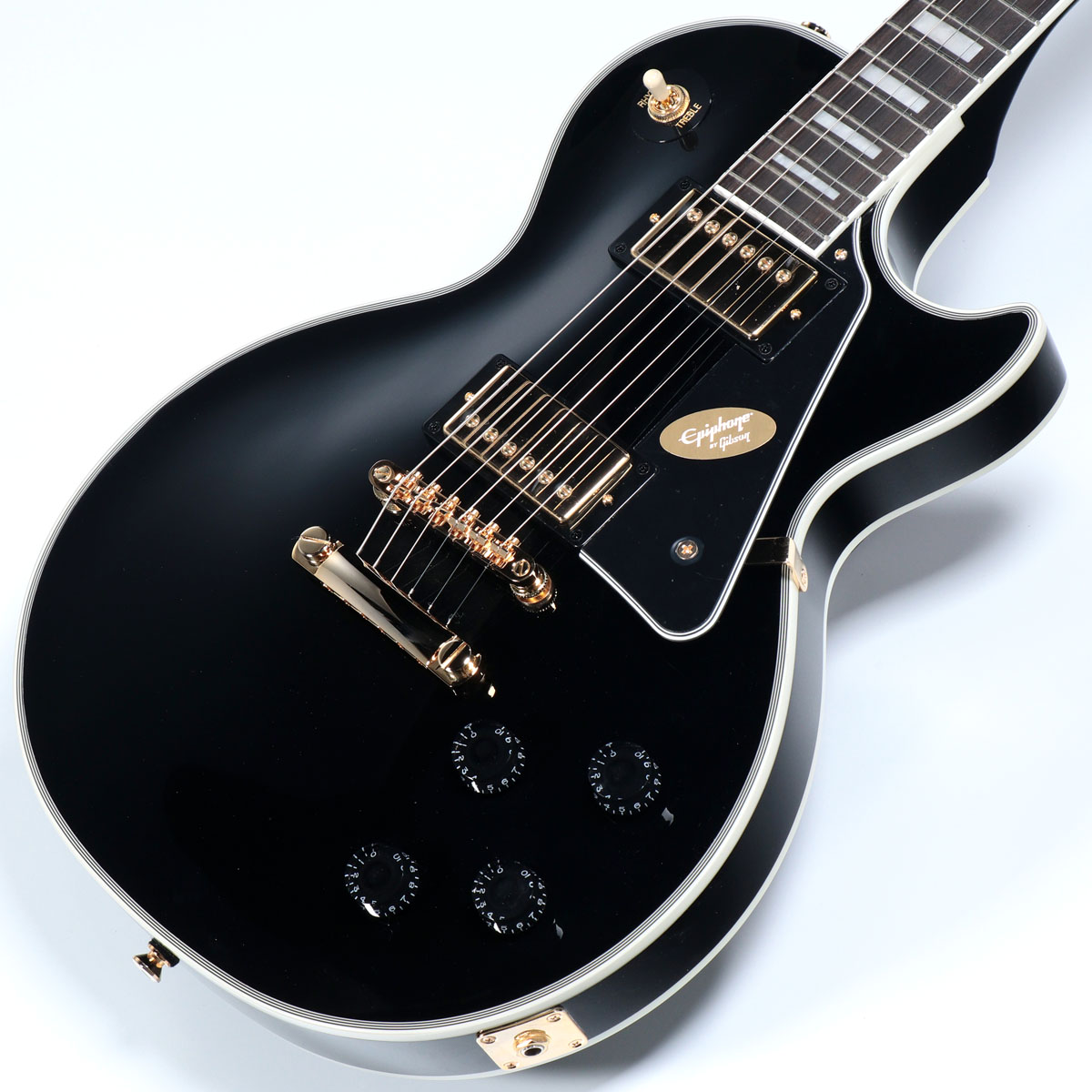 Epiphone / Inspired by Gibson Les Paul Custom Ebony エピフォン エレキギター レスポール カスタム