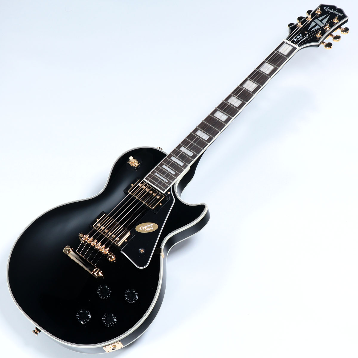 Epiphone Inspired By Gibson Les Paul Custom Ebony エピフォン エレキギター レスポール カスタム イシバシ楽器