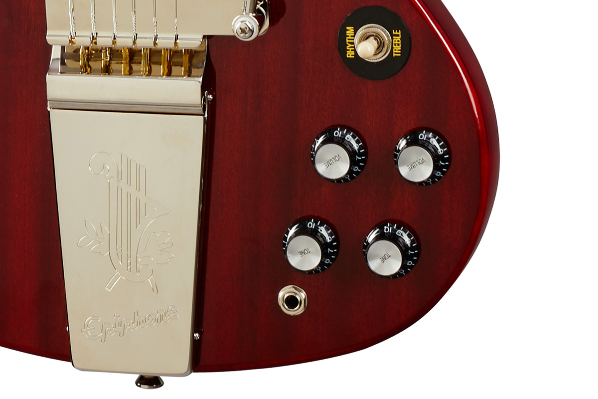 Amazon | Gibson SG Standard '61 Faded Maestro Vibrola/Vintage Cherry エレキギター  ギブソン | エレキギター | 楽器・音響機器