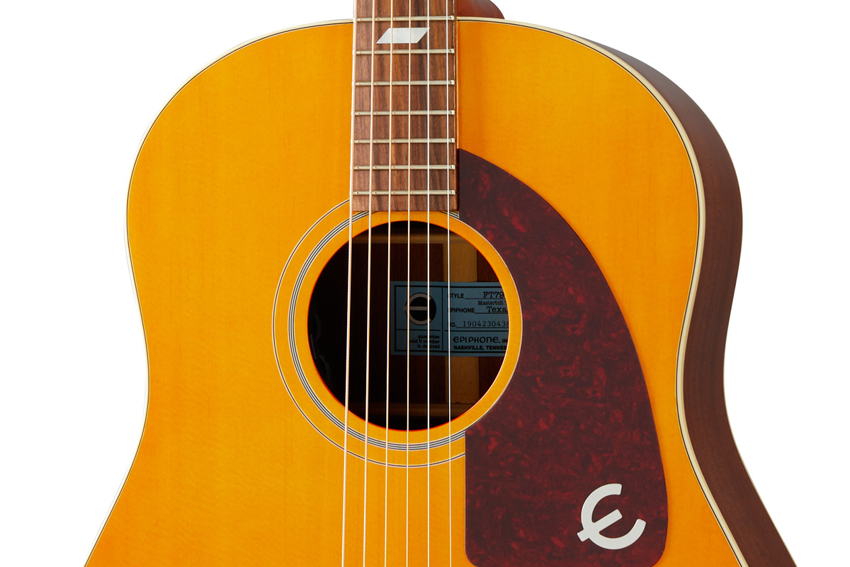 【美品】epiphone texan masterbilt  FT79オール単板