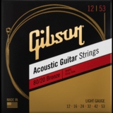 Gibson / SAG-BRW12 80/20 Bronze Acoustic Guitar Strings 12-53 Light ڥƥå ֥