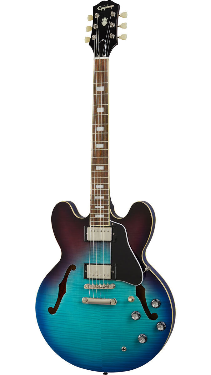 Inspired by Gibson ES-335 Figured Blueberry Burst (BBB) 