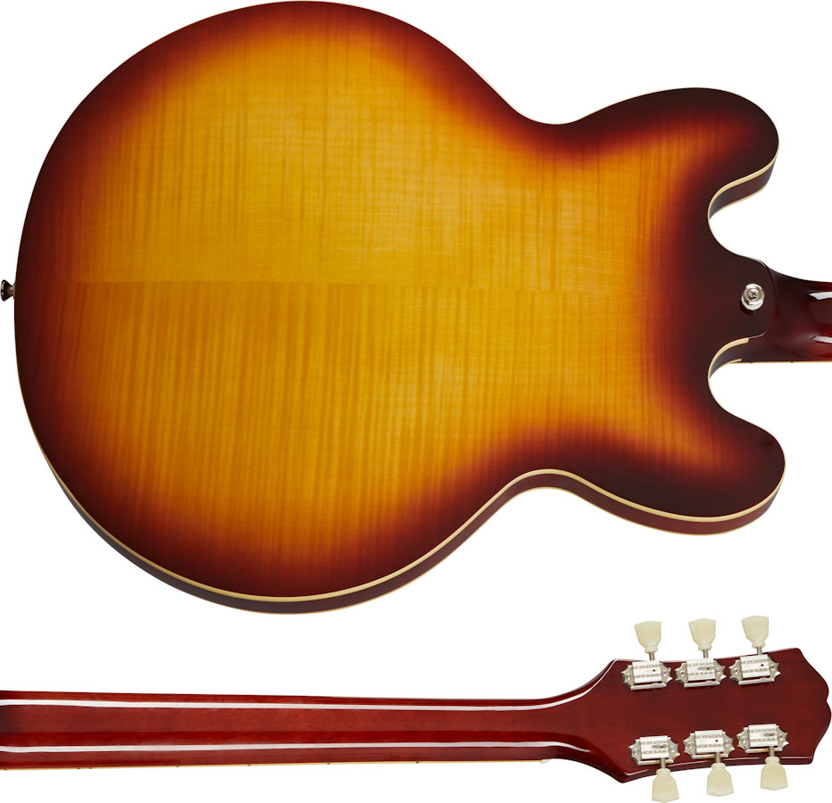 エピフォン ES-335 ストラップ イシバシギグバッグ付き Epiphone / Inspired by Gibson Custom 1962 ES-335 Reissue