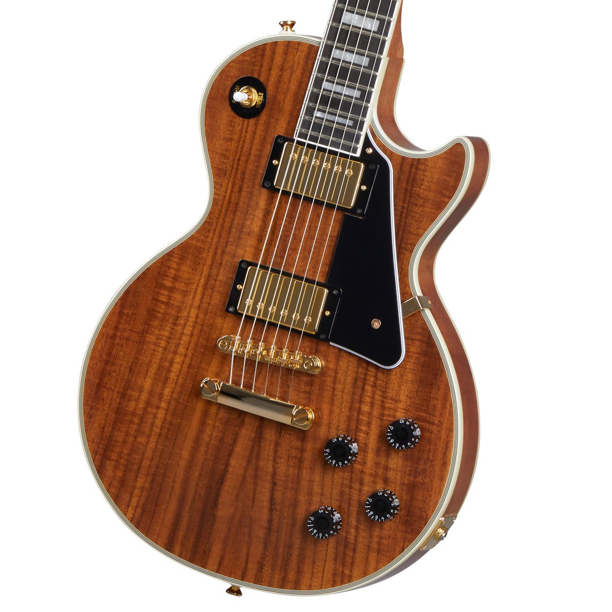 epiphone / Inspired by Gibson Les Paul Custom Koa Natural エピフォン レスポール カスタム  エレキギター