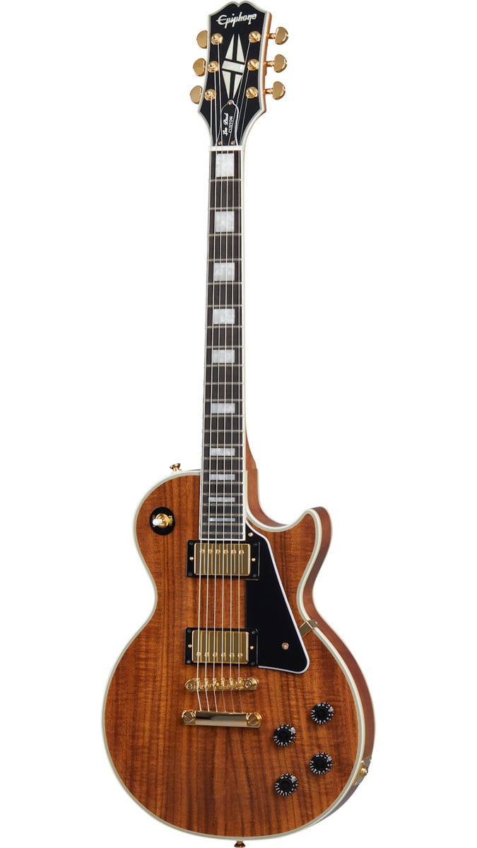 Epiphone / Inspired by Gibson Les Paul Custom Koa Natural