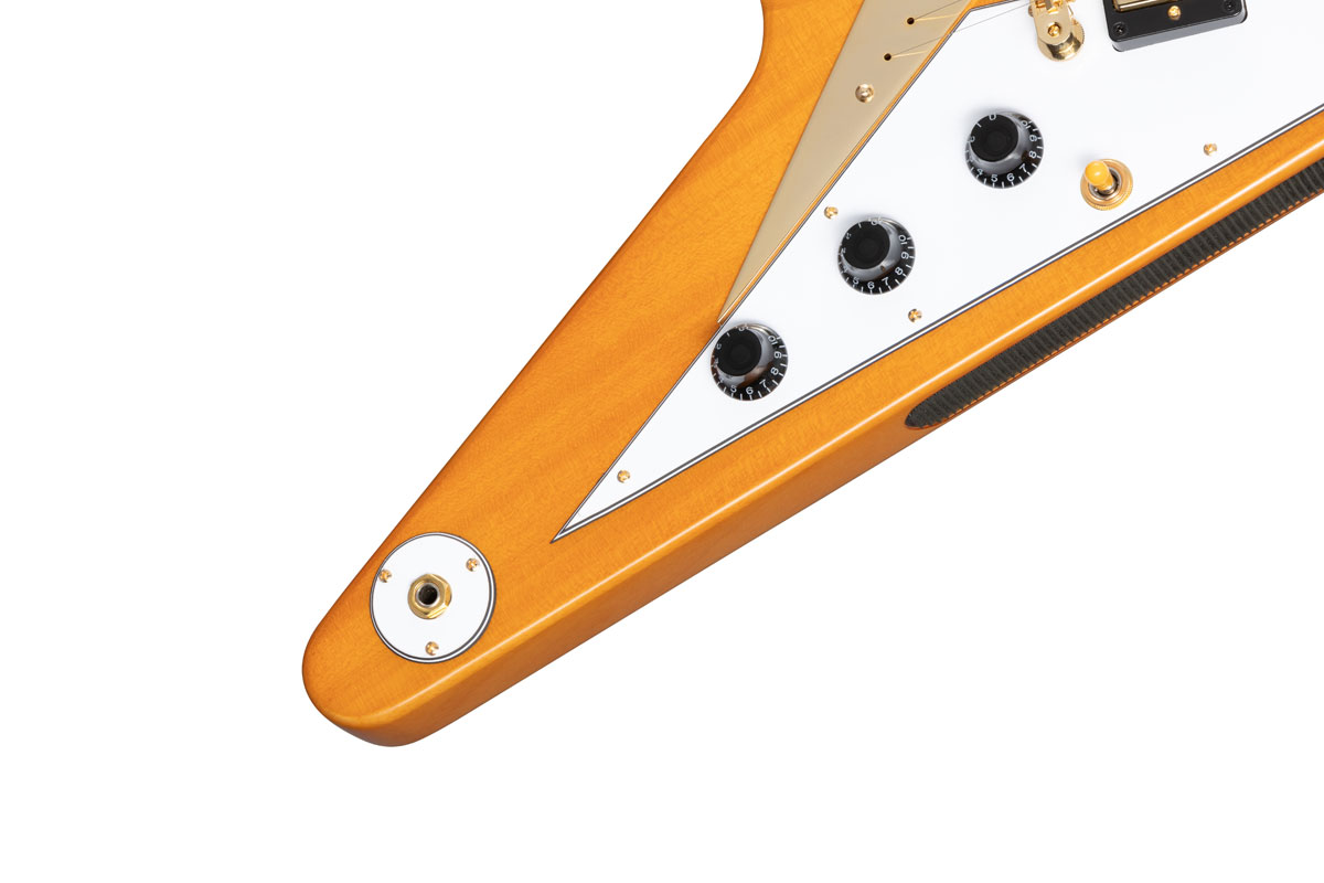 エピフォン フライングV ライトカスタム Epiphone Inspired by Gibson Custom Shop 1958 Korina Flying V