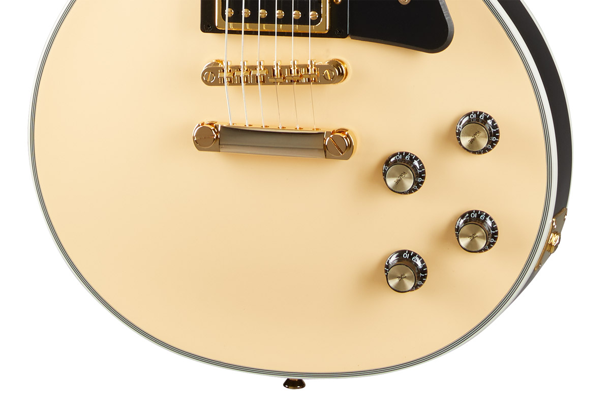 Epiphone レスポールスタイル エレキギター アイボリー Epiphone / Les Paul Custom Antique Ivory (Black Back