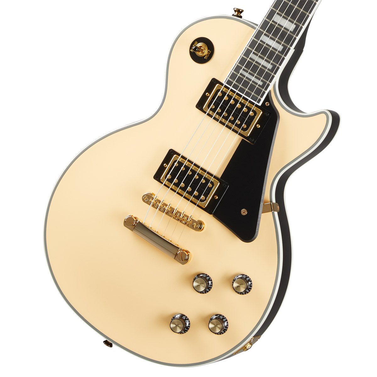 Epiphone / Les Paul Custom Antique Ivory (Black Back) [Exclusive Model]  エピフォン レスポール カスタム エレキギター