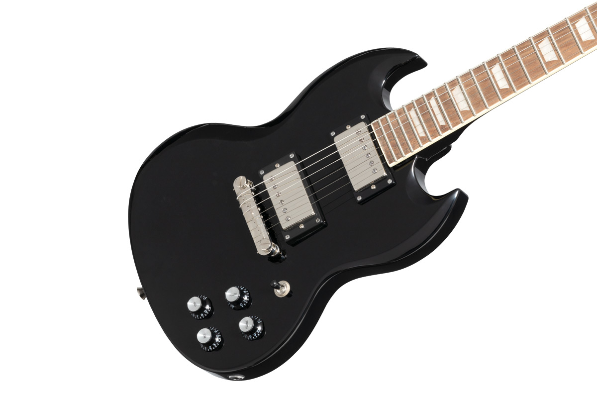 エレキギター SG 黒 ハムバッカー　エピフォン Epiphone / Power Players SG Dark Matter Ebony エピフォン