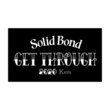 Solid Bond / Sticker GET THROUGH Black åɥܥɥƥå