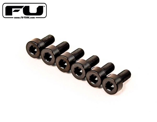 FU-TONE / Titanium Saddle Mounting Screw 1個バラ売り BLACK【フロイドローズ・アップグレード・パーツ】【お取り寄せ商品】【渋谷店】