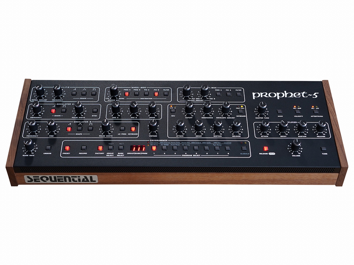 アナログ・ポリフォニック・シンセサイザー【お取り寄せ商品】　イシバシ楽器　Module　Prophet-5　Sequential　5ボイス