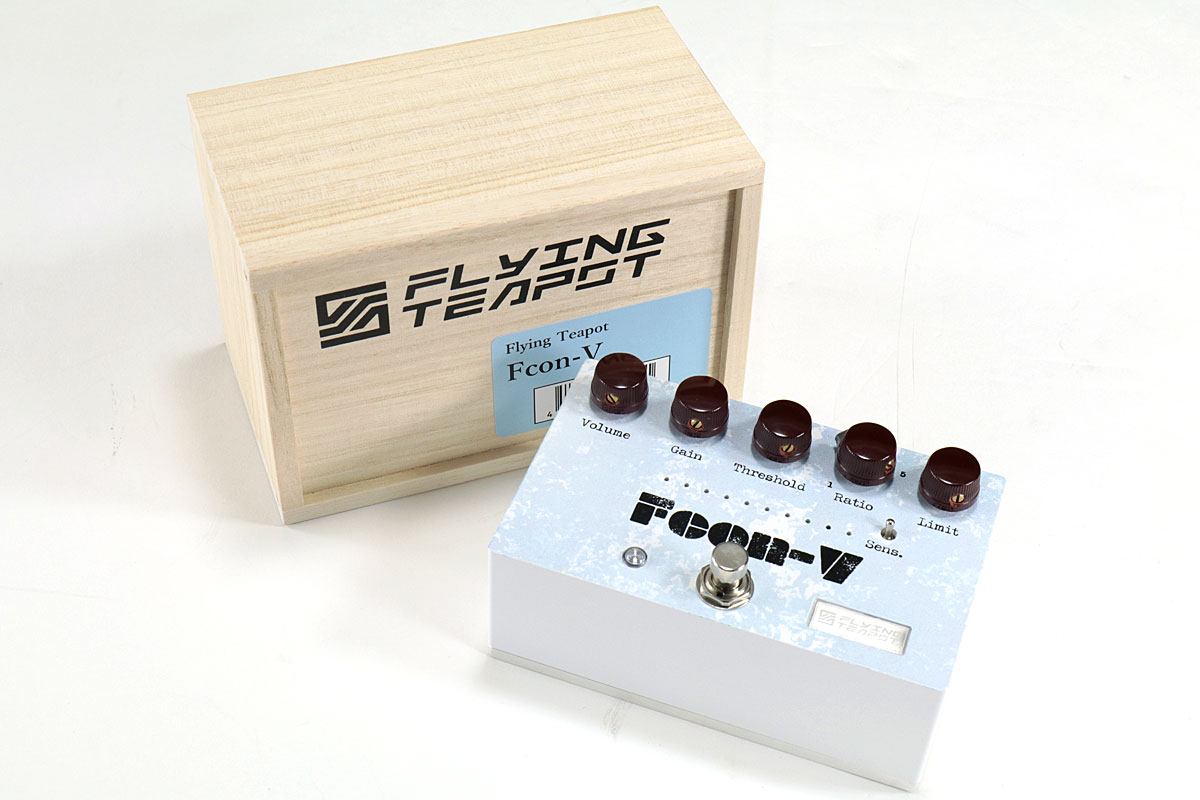 FLYING TEAPOT Fcon-Vコンプレッサー エフェクター レビュー】flying teapot Fcon-V - あさぎベーススタジオ