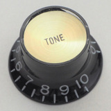 Montreux / 9688 Inch Reflector Knob Tone Black (Gold Top)