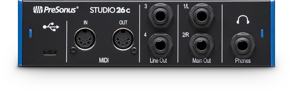 Studio　イシバシ楽器　Type-C　プレソナス　USB　26c　PreSonus　オーディオ/MIDIインターフェース