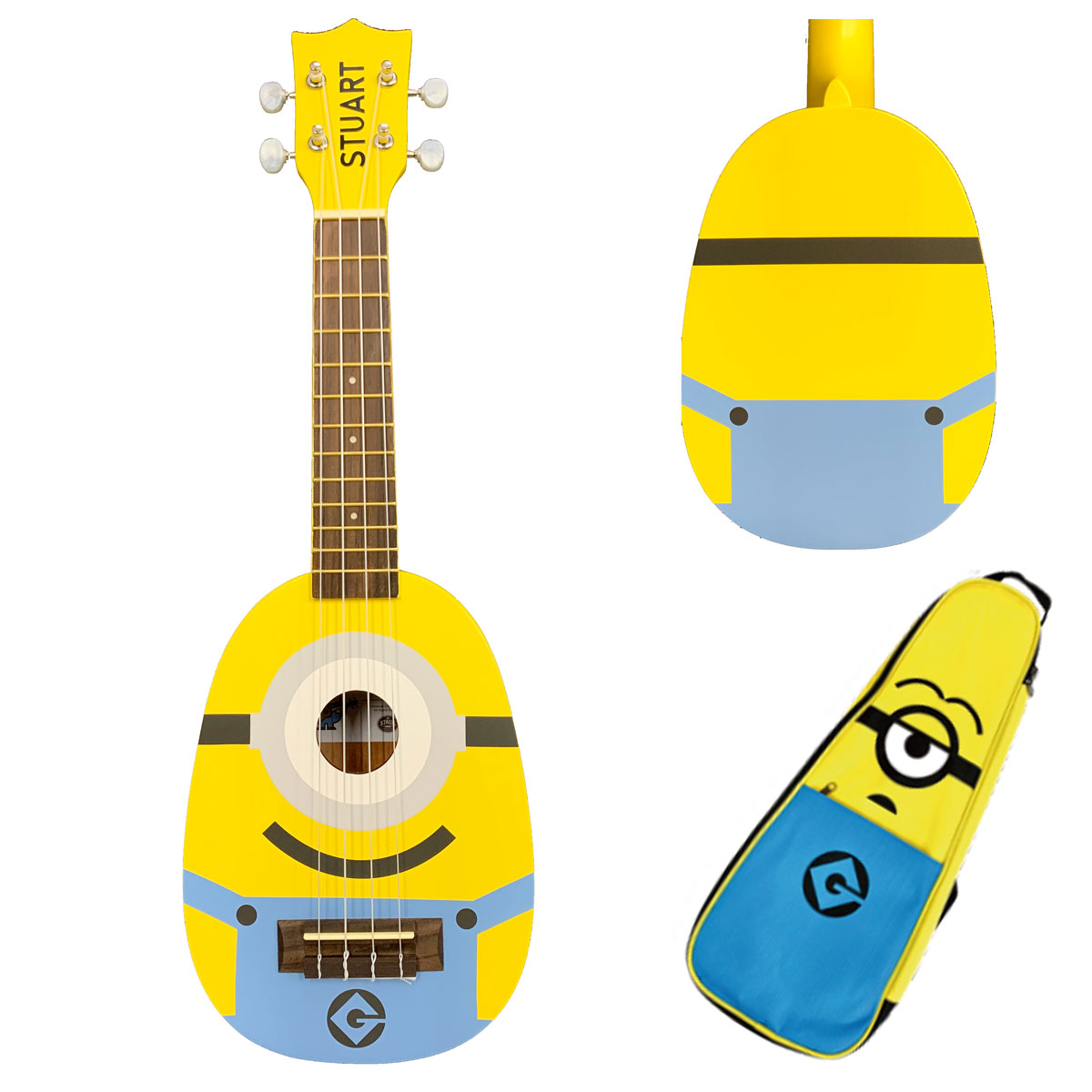 Ukulele Minions Mn かわいい専用ケース付 Kiwaya キワヤ ミニオンズ ウクレレ ミニオンウクレレ 入門 初心者 Mn イシバシ楽器