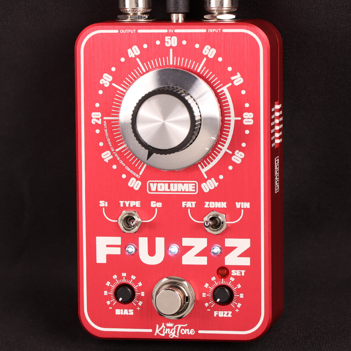 【美品】KING TONE GUITAR mini FUZZ V2 ファズ miniFUZZ V2 (RED) - KingTone