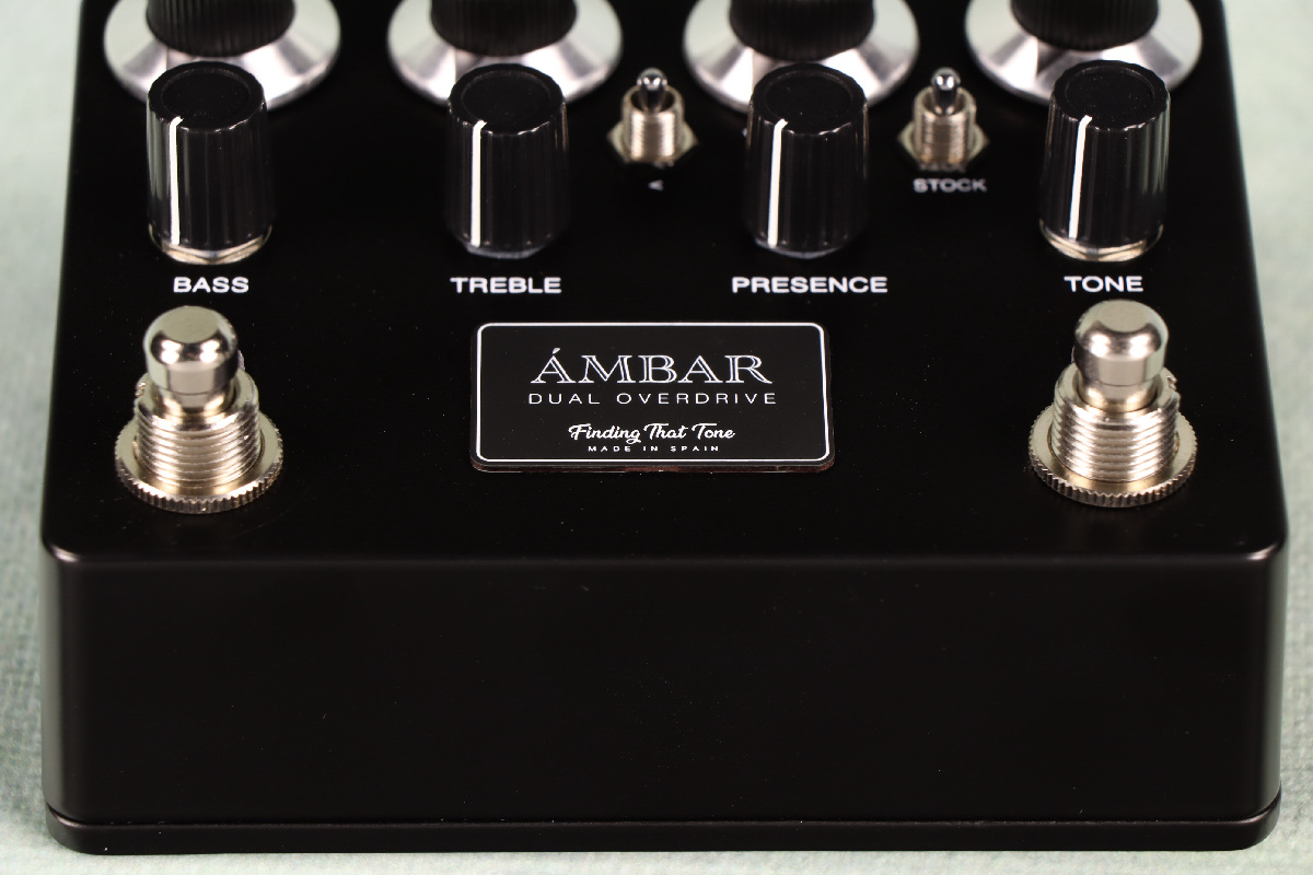 Finding That Tone / AMBAR Matte Black Dual Overdrive