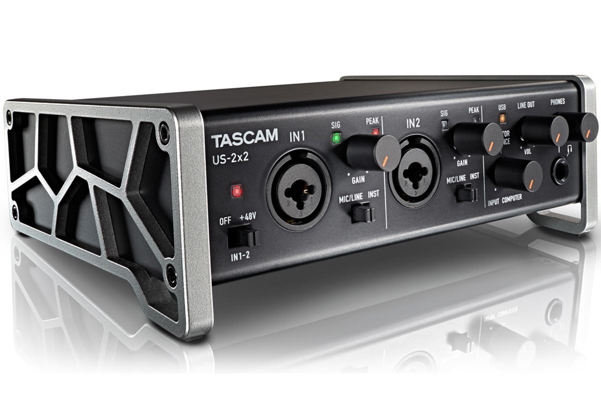 TASCAM USBオーディオ/MIDIインターフェース US-2x2-CU