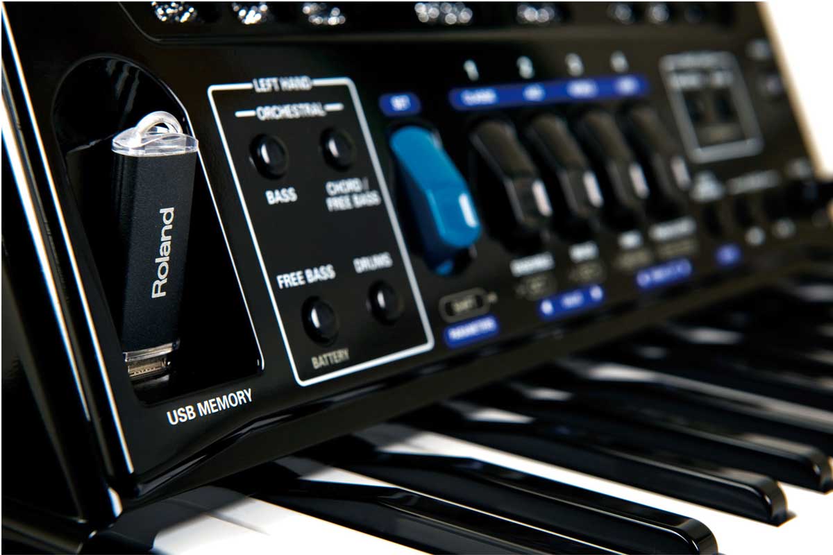 Roland FR-1X Vアコーディオン 黒 純正ヘッドホン付き Amazon.com: Roland FR-1X Premium V-Accordion Lite with 26