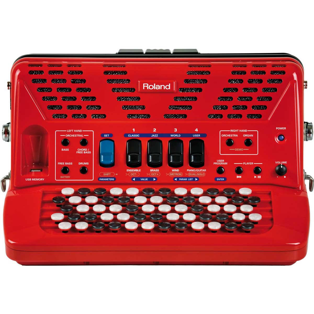 Roland ローランド / V-Accordion FR-1XB RD レッド Vアコーディオン Roland ローランド / V-Accordion FR-1XB RD レッド Vアコーディオン