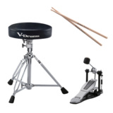 Roland / DAP-3X Vドラム アクセサリーパック 《ドラムイス+キックペダル+スティックの3点セット》