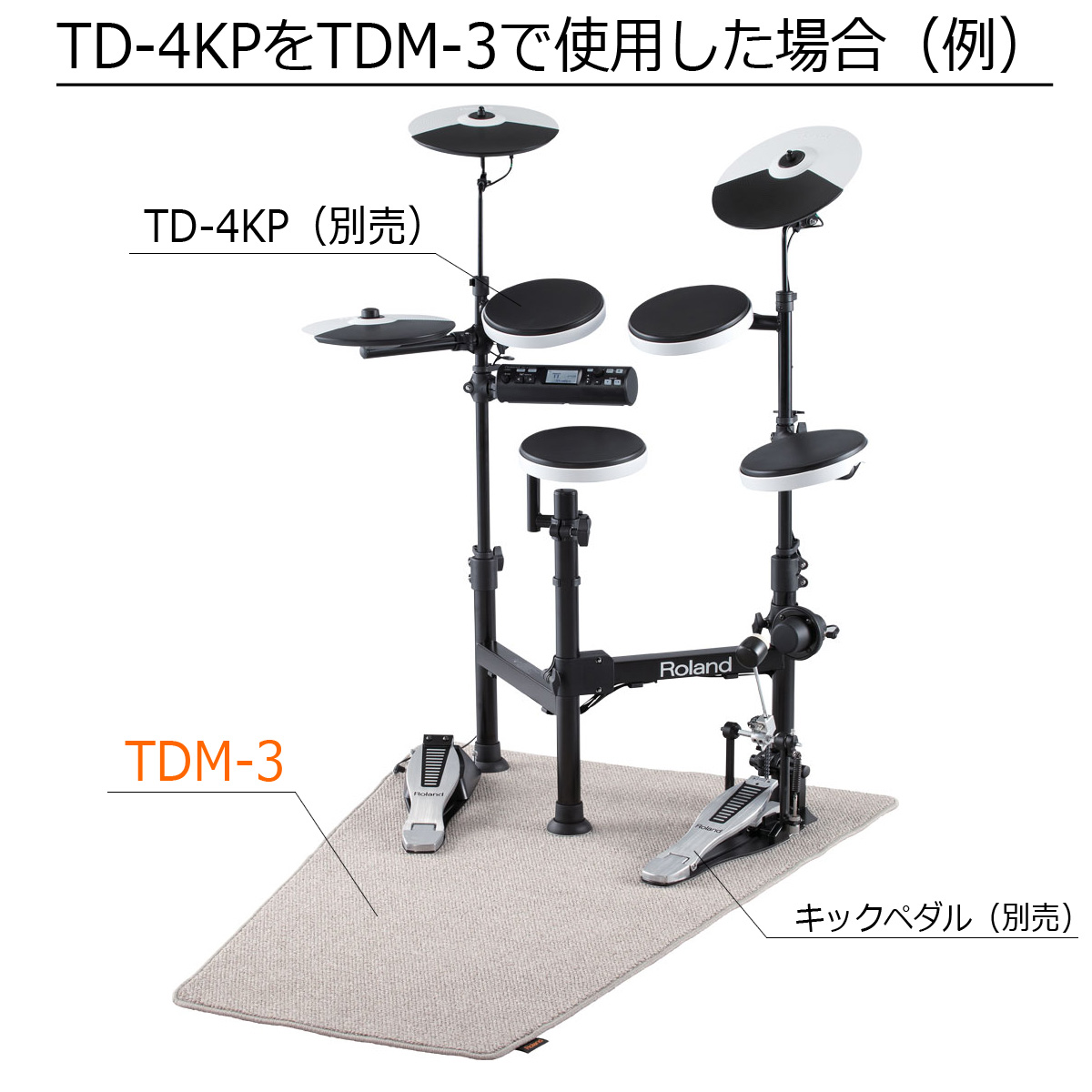 Roland / TDM 電子ドラム用 Vドラムマット   イシバシ楽器
