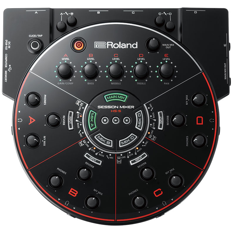 【美品】中古 Roland ローランド HS-5 セッションミキサー Roland ローランド / HS-5 Session Mixer | イシバシ楽器