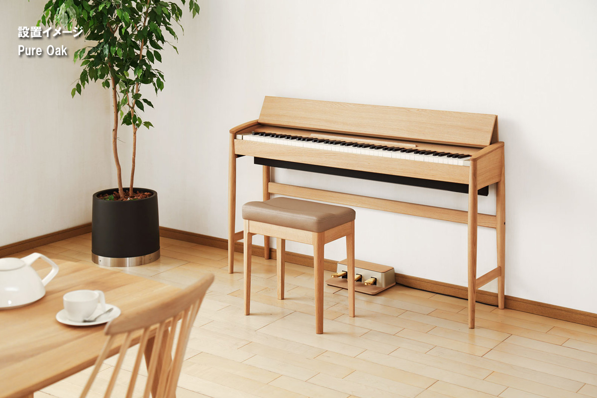 【 Roland × カリモク家具 】 KIYOLA ウォールナット 電子ピアノ 全国組立設置無料)Roland & Karimoku / きよら Kiyola KF-10-KW