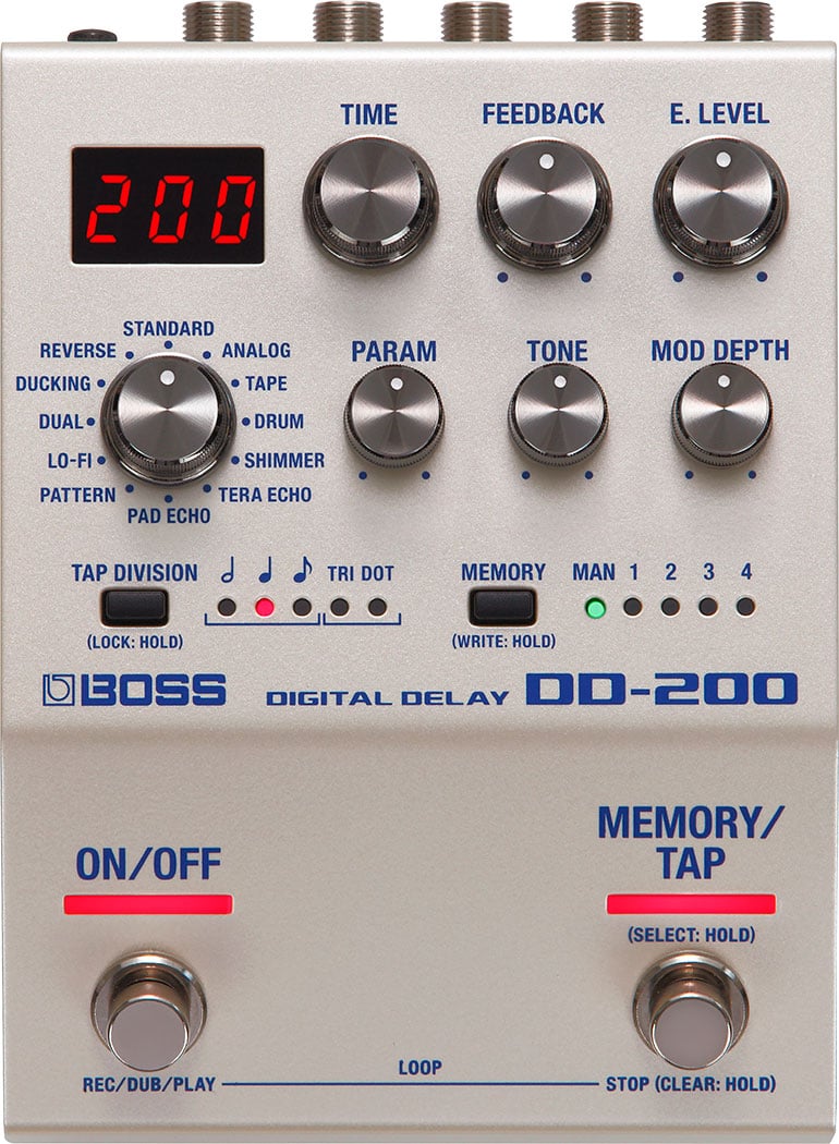 DD-200　ボス　イシバシ楽器　ギター　エフェクター　BOSS　DELAY　DIGITAL　ディレイ