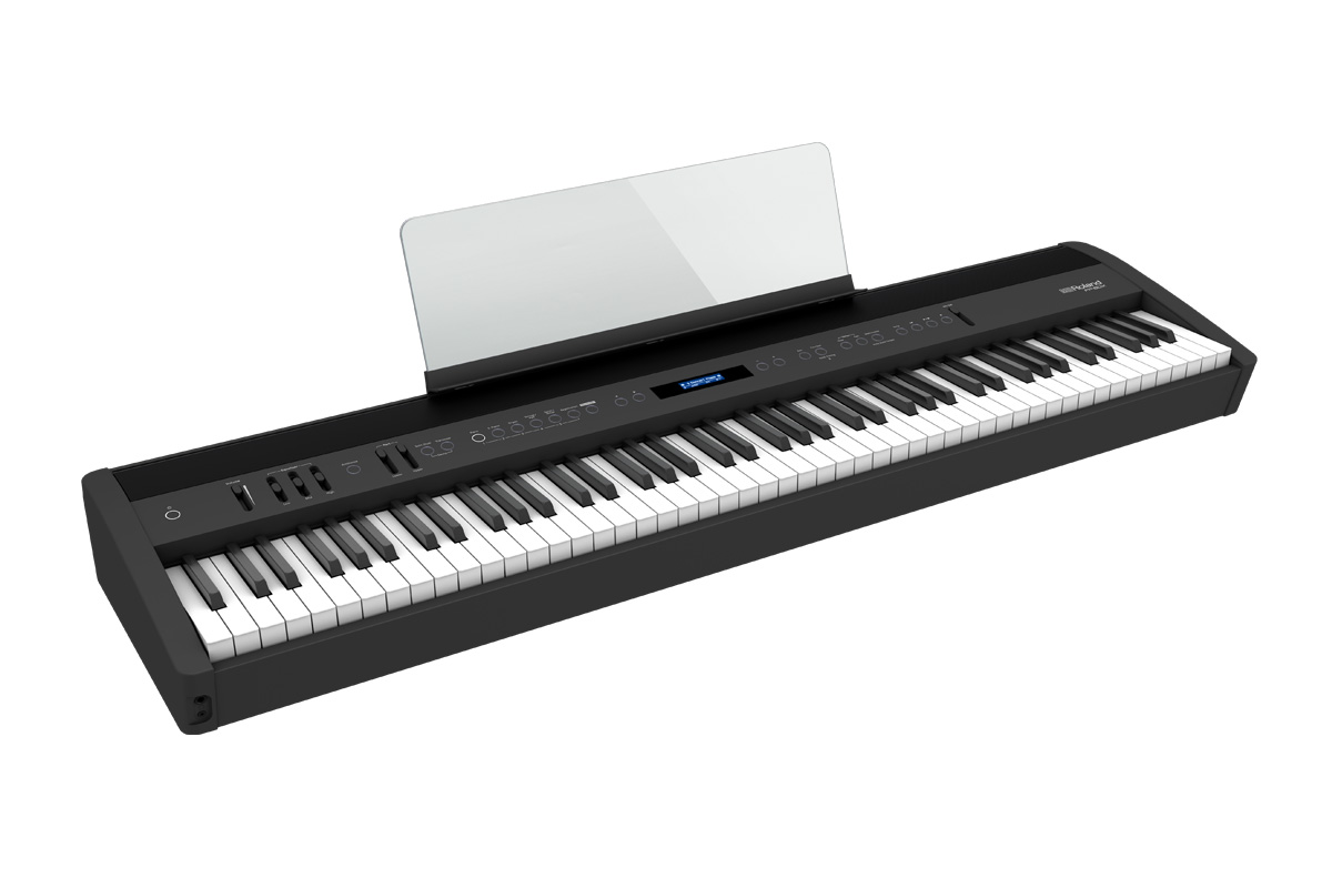 イシバシ楽器　ブラック　ローランド　BK　FP-60X　Roland　スピーカー内蔵ポータブル・ピアノ